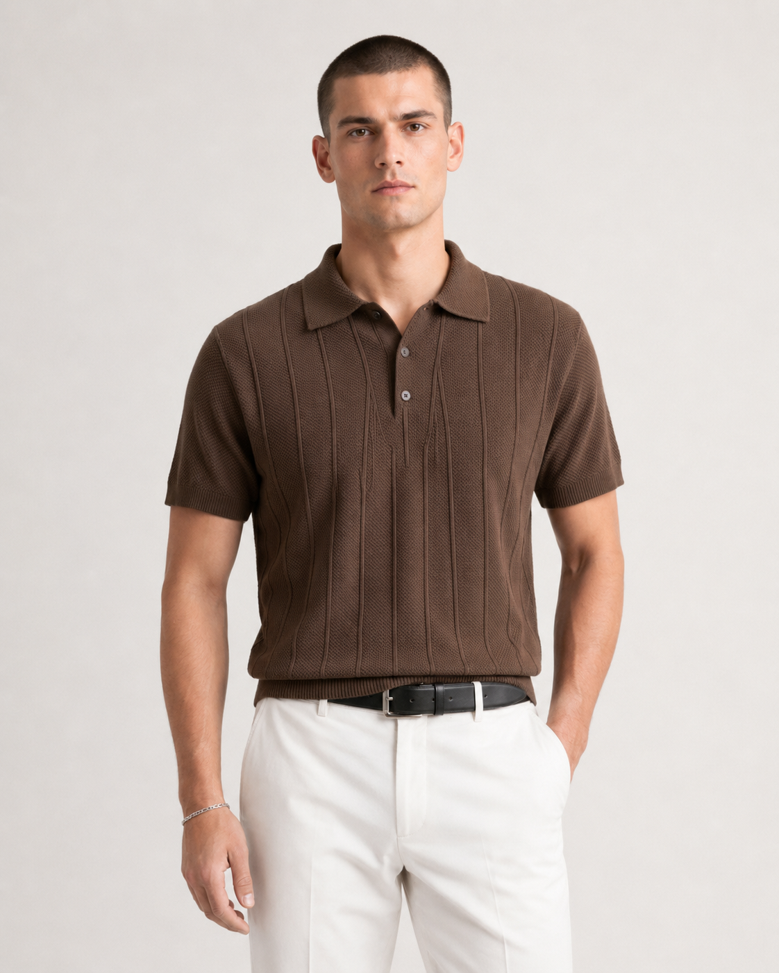 Men’s Premium Old-Money Style Polo Knit Shirt