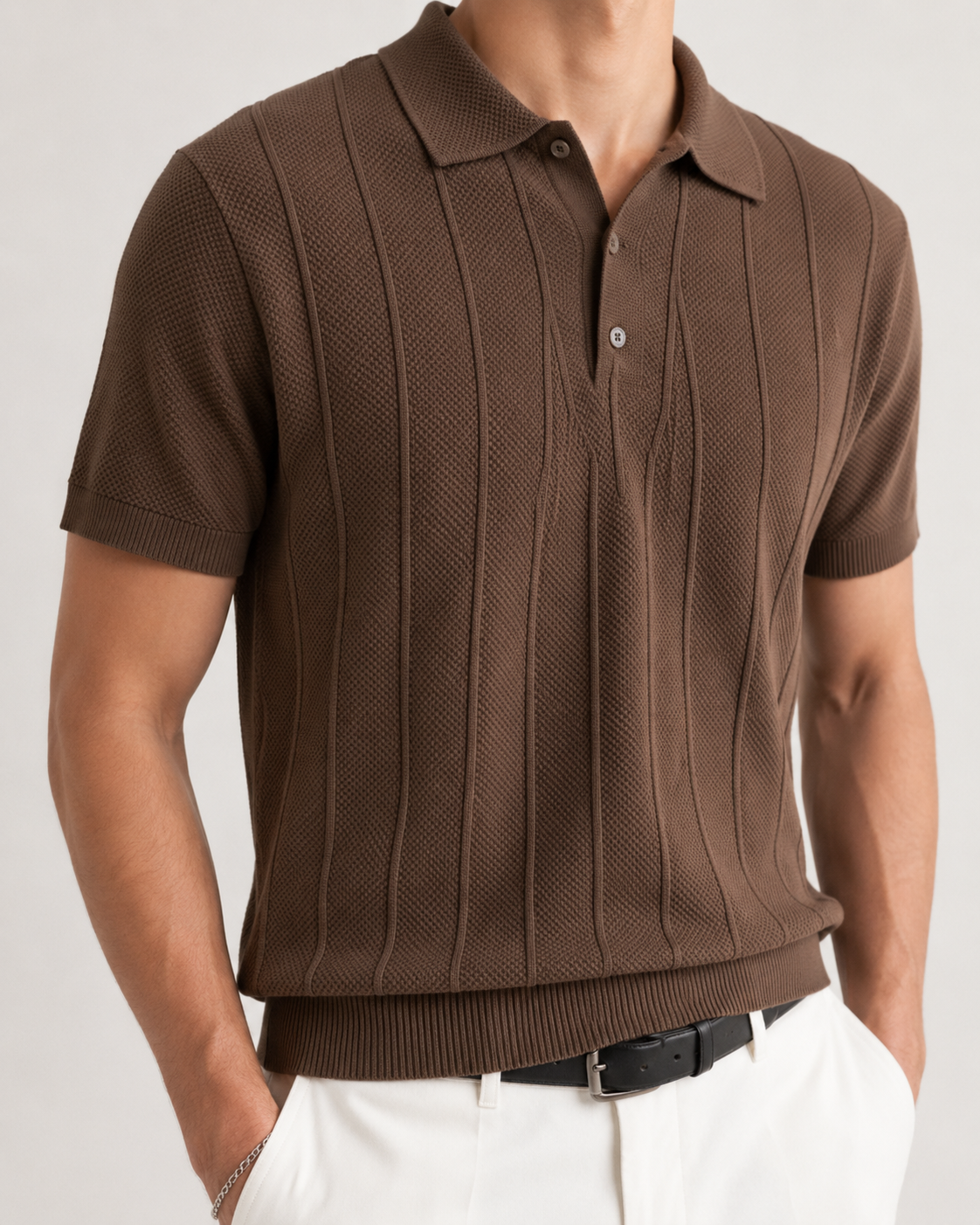 Men’s Premium Old-Money Style Polo Knit Shirt