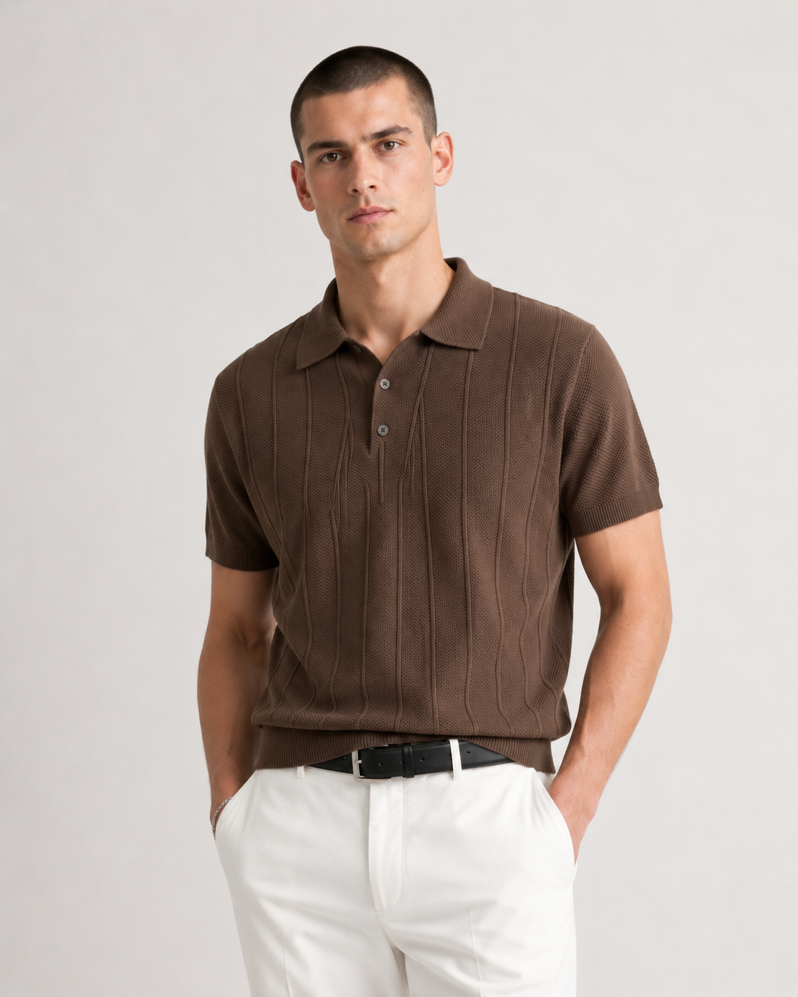 Men’s Premium Old-Money Style Polo Knit Shirt