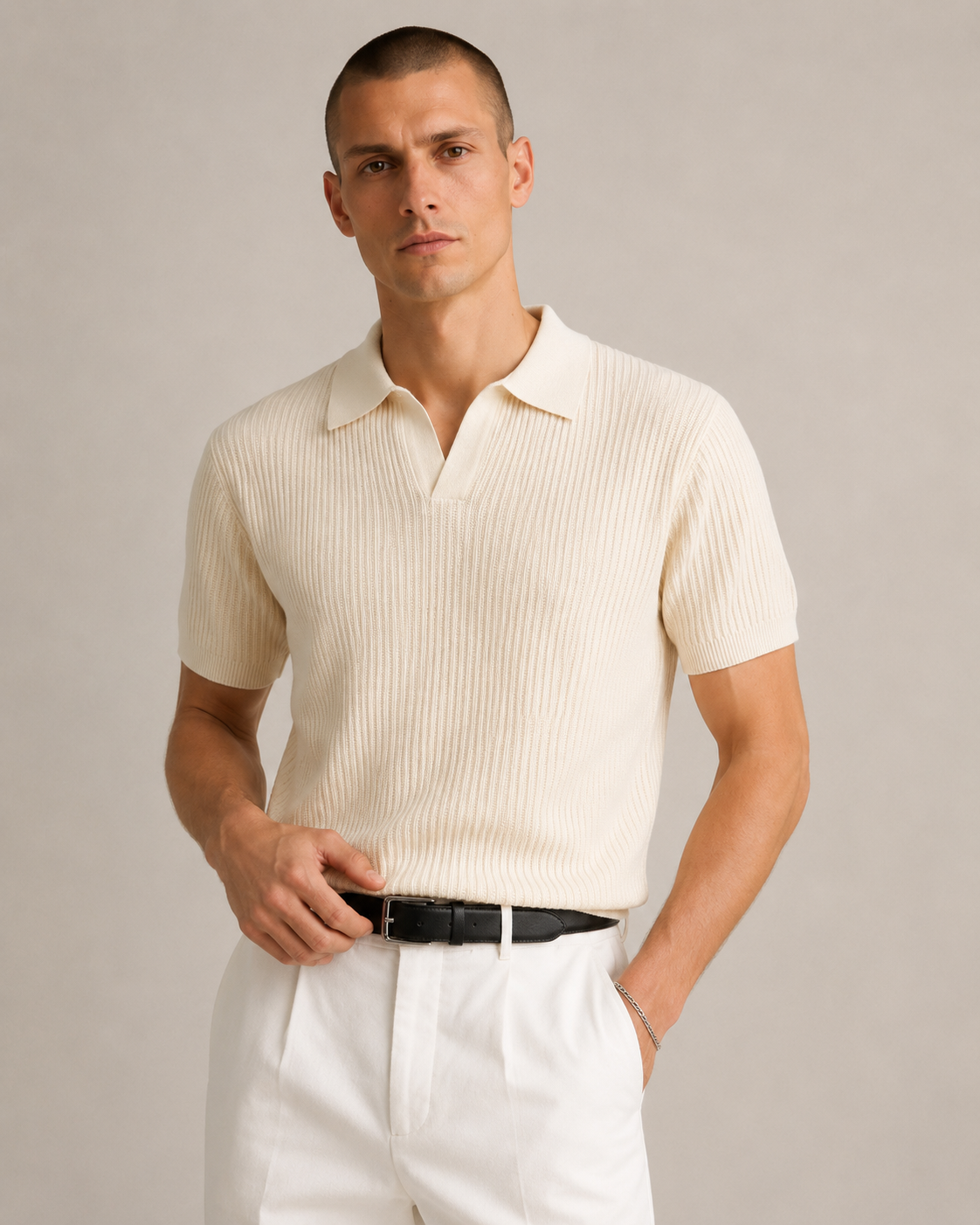 Men’s Summer Knit Polo