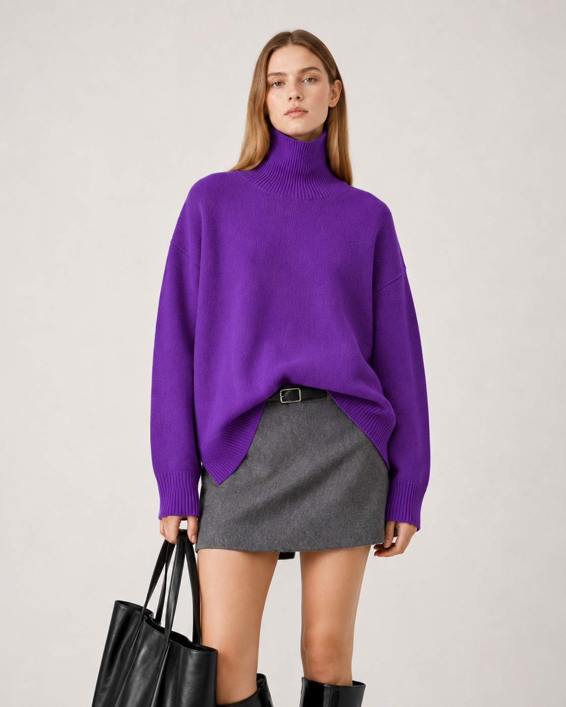 Women’s 100% Cashmere Turtleneck Sweater