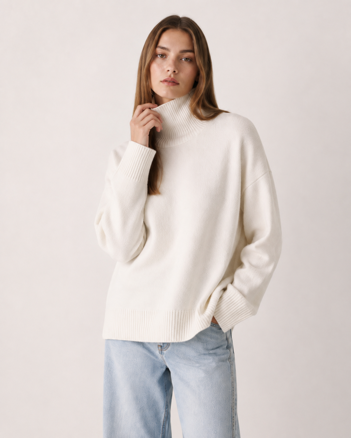 Women’s 100% Cashmere Turtleneck Sweater