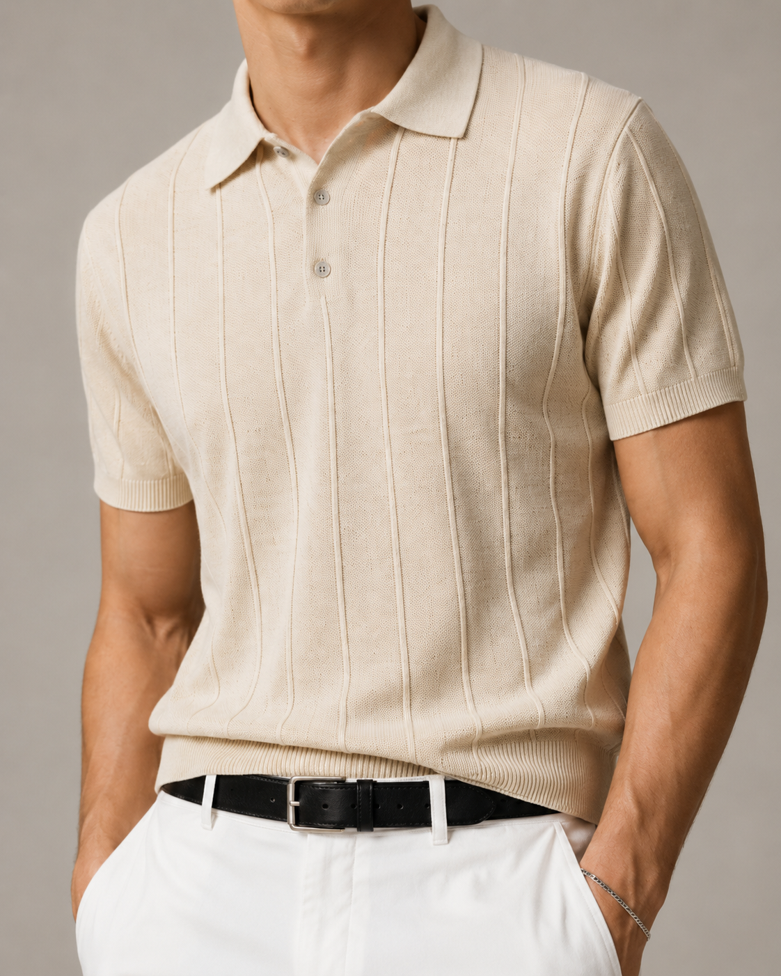 Men’s Premium Old-Money Style Polo Knit Shirt