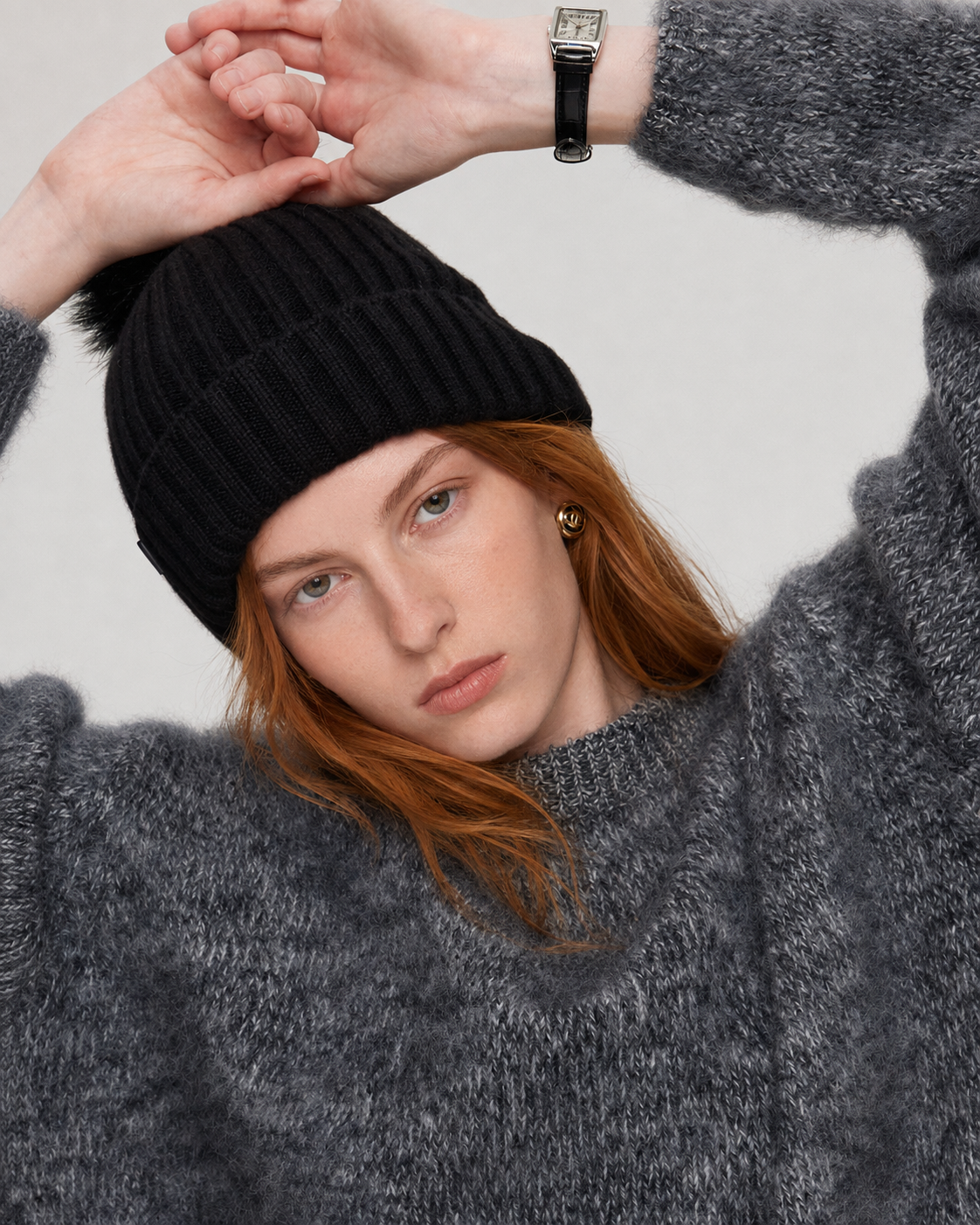 100% Merino Wool Sweater Hand Brushed Fluffy Knit Pullover