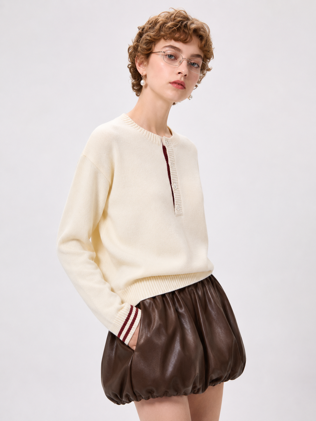 Unisex Vintage Casual Knit Sweater
