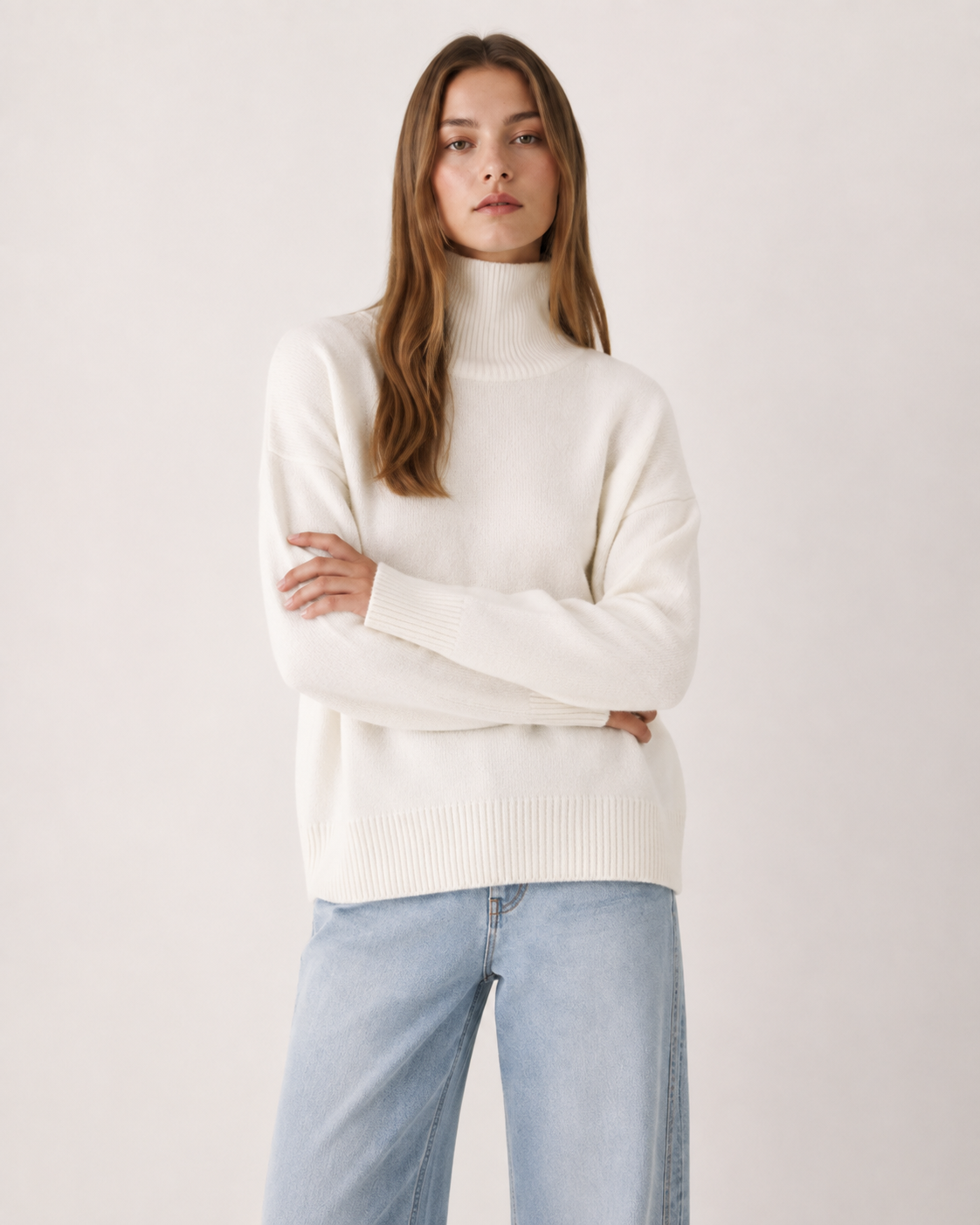 Women’s 100% Cashmere Turtleneck Sweater