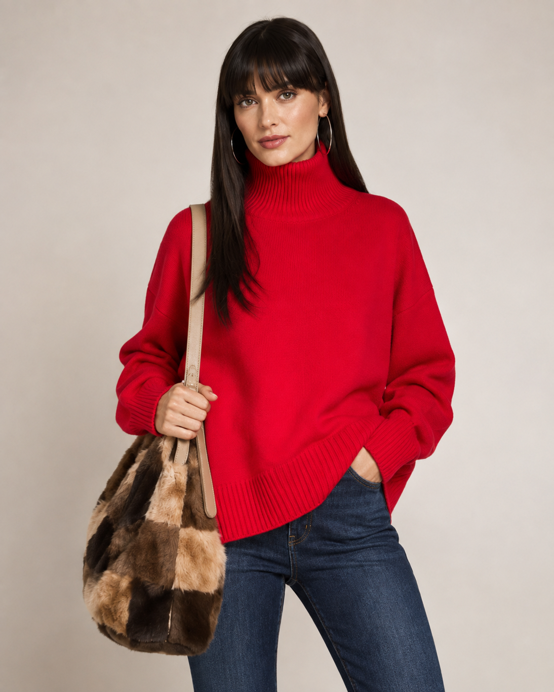 Women’s 100% Cashmere Turtleneck Sweater