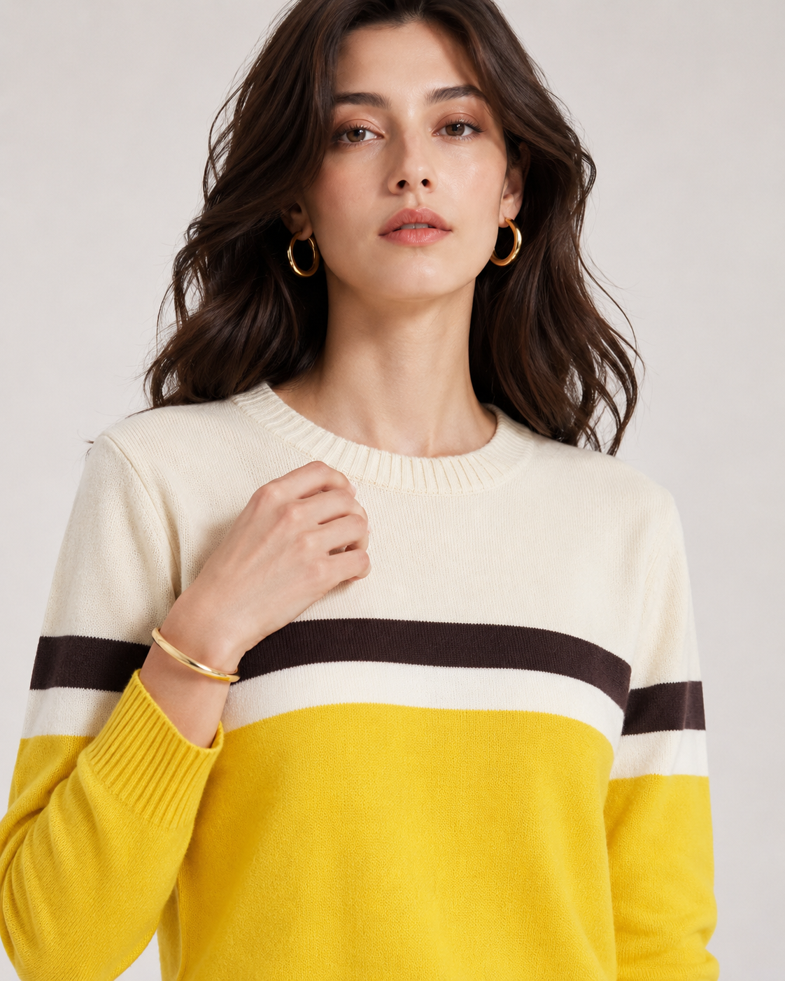 Women’s French Old Money Style Wool Blend Sweater