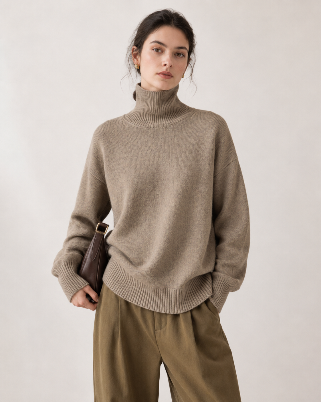 Women’s 100% Cashmere Turtleneck Sweater