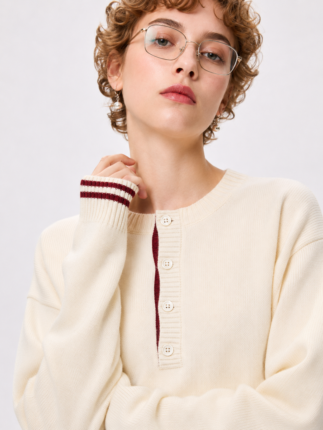 Unisex Vintage Casual Knit Sweater