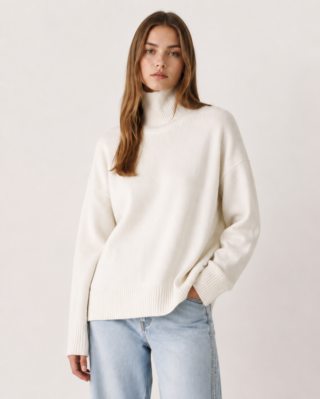 Women’s 100% Cashmere Turtleneck Sweater