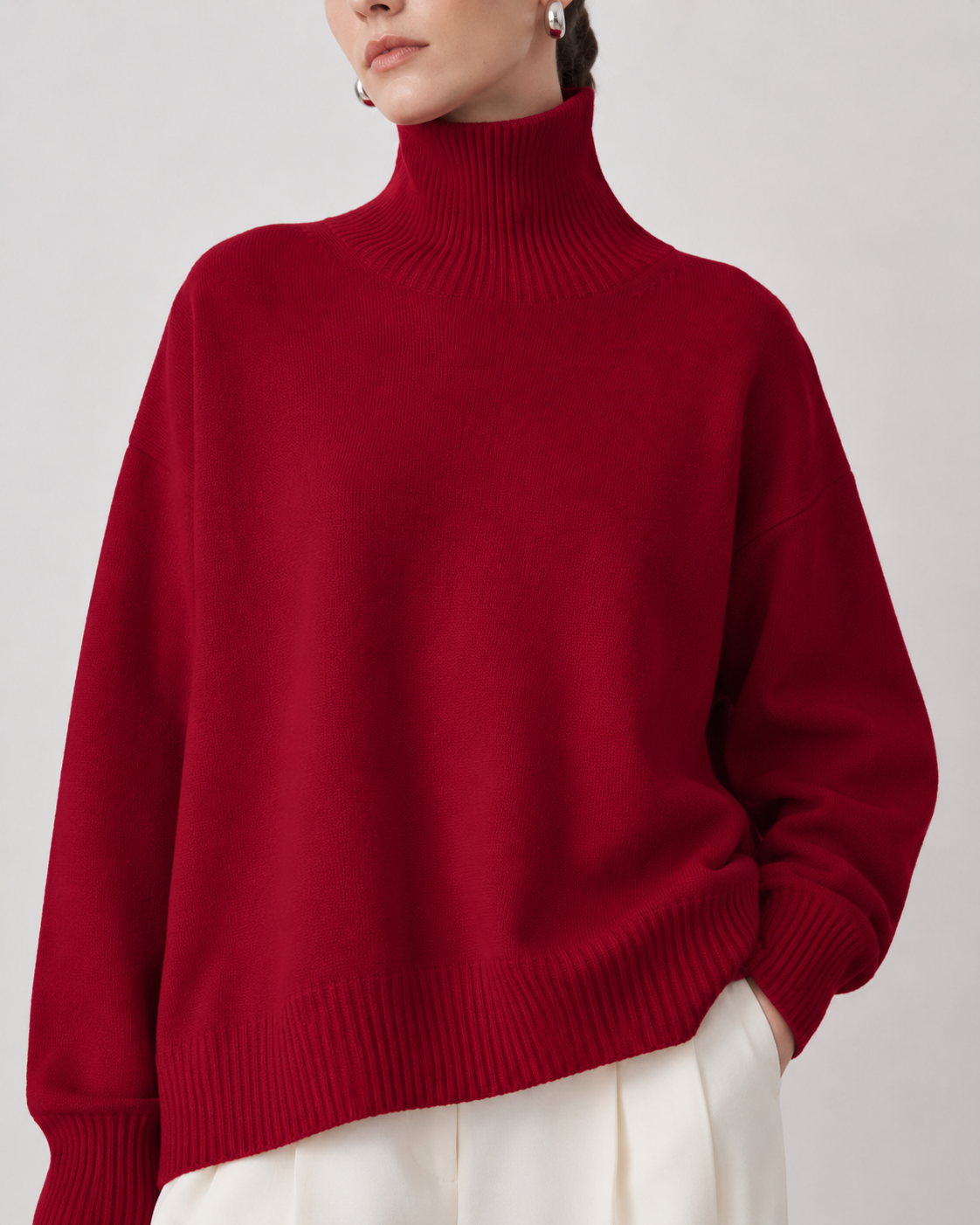 Women’s 100% Cashmere Turtleneck Sweater