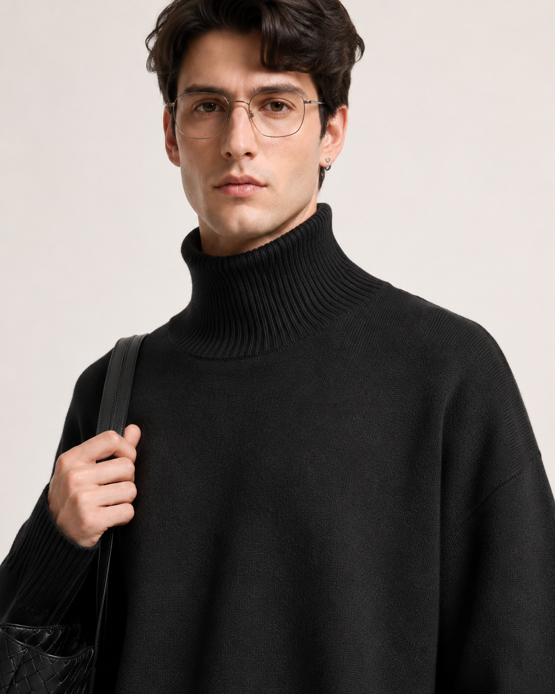 Men’s 100% Cashmere Turtleneck Sweater