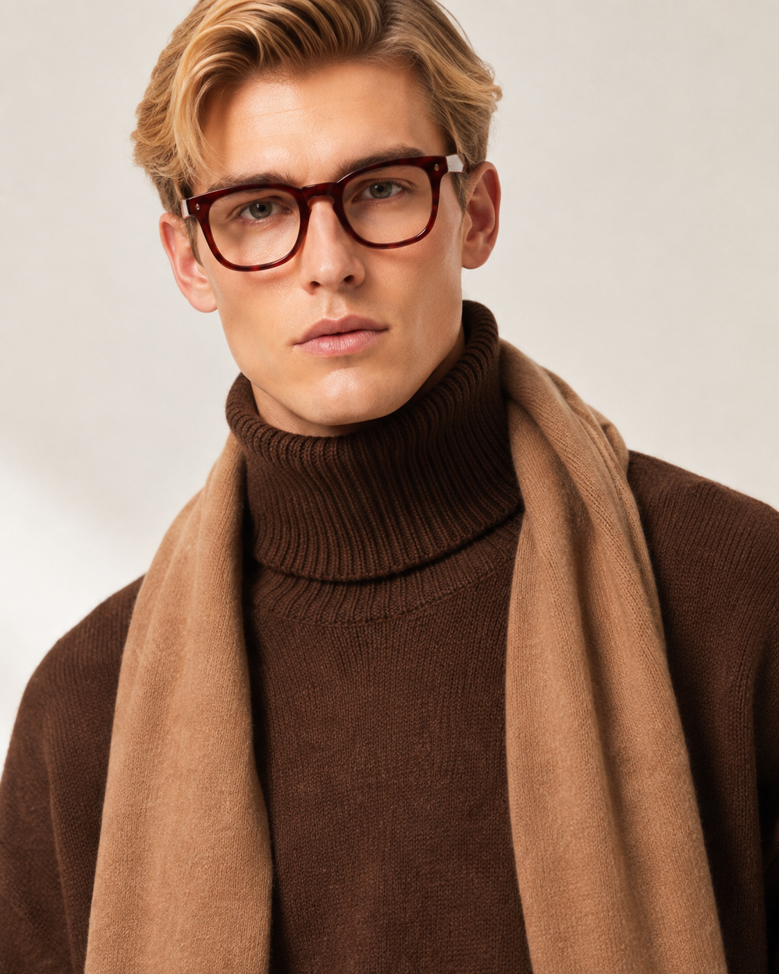 Men’s 100% Cashmere Turtleneck Sweater