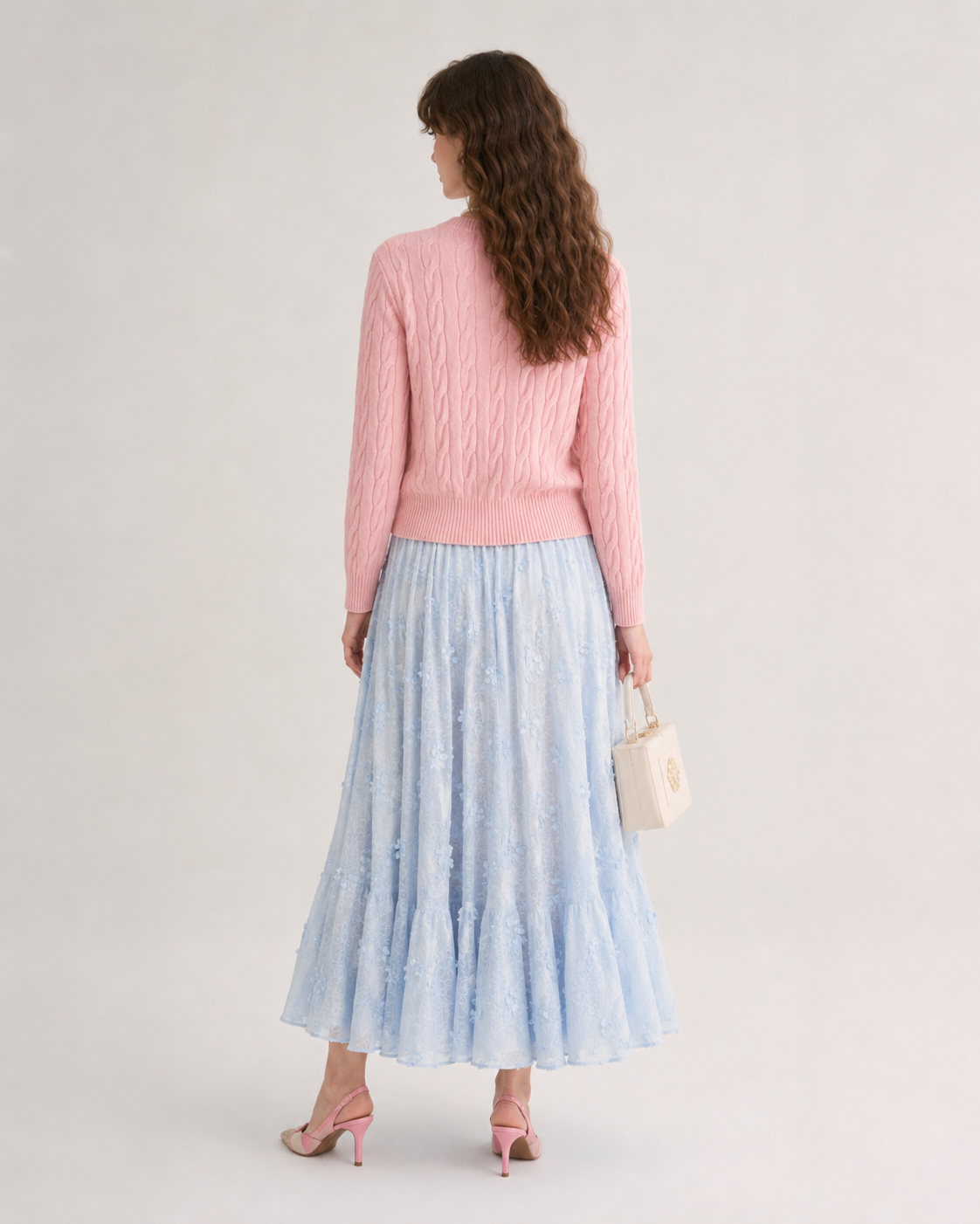 Women’s  Cable Knit Cardigan Sweater