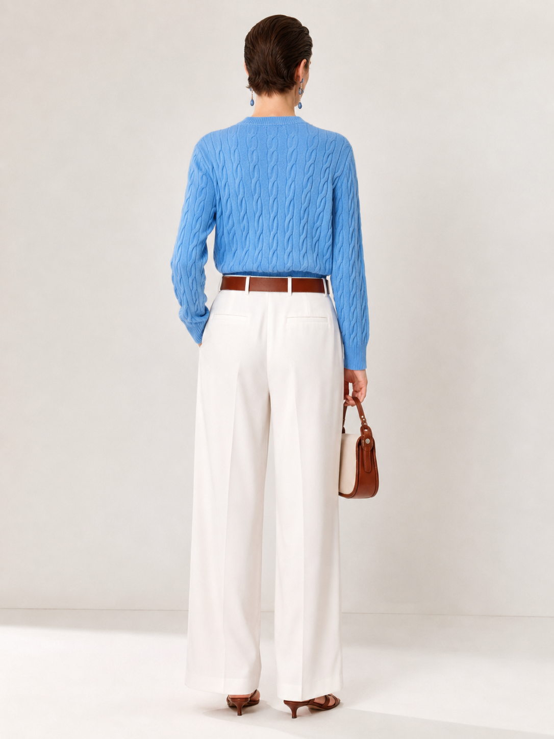 Women’s  Cable Knit Cardigan Sweater