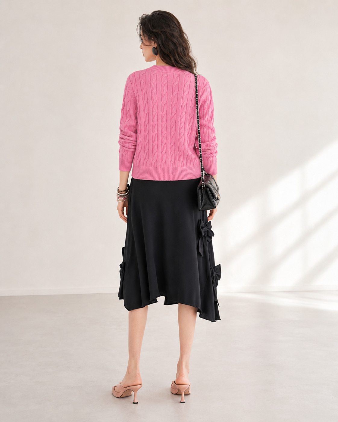 Women’s  Cable Knit Cardigan Sweater