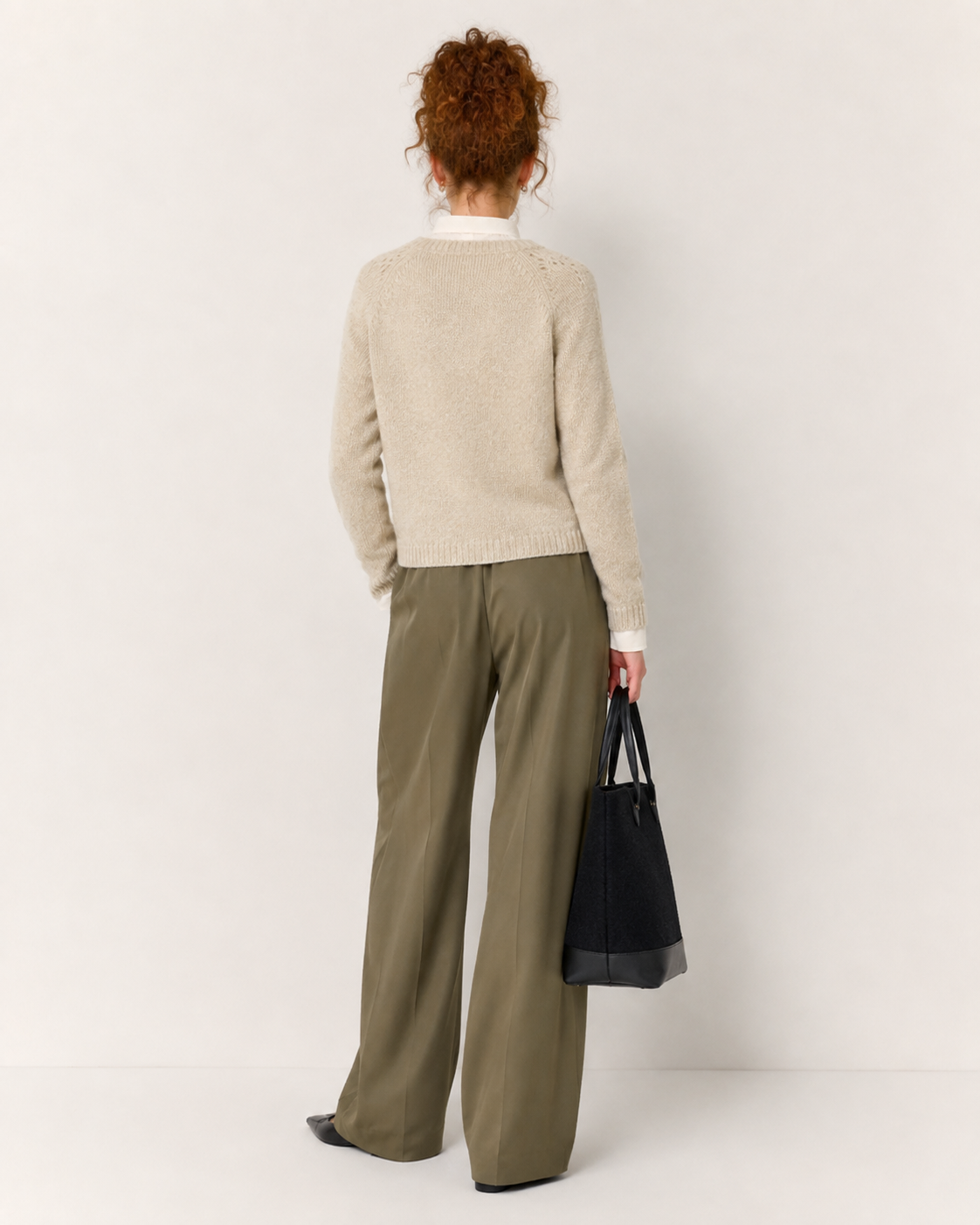 Women’s French Style Wool Blend Knit Sweater