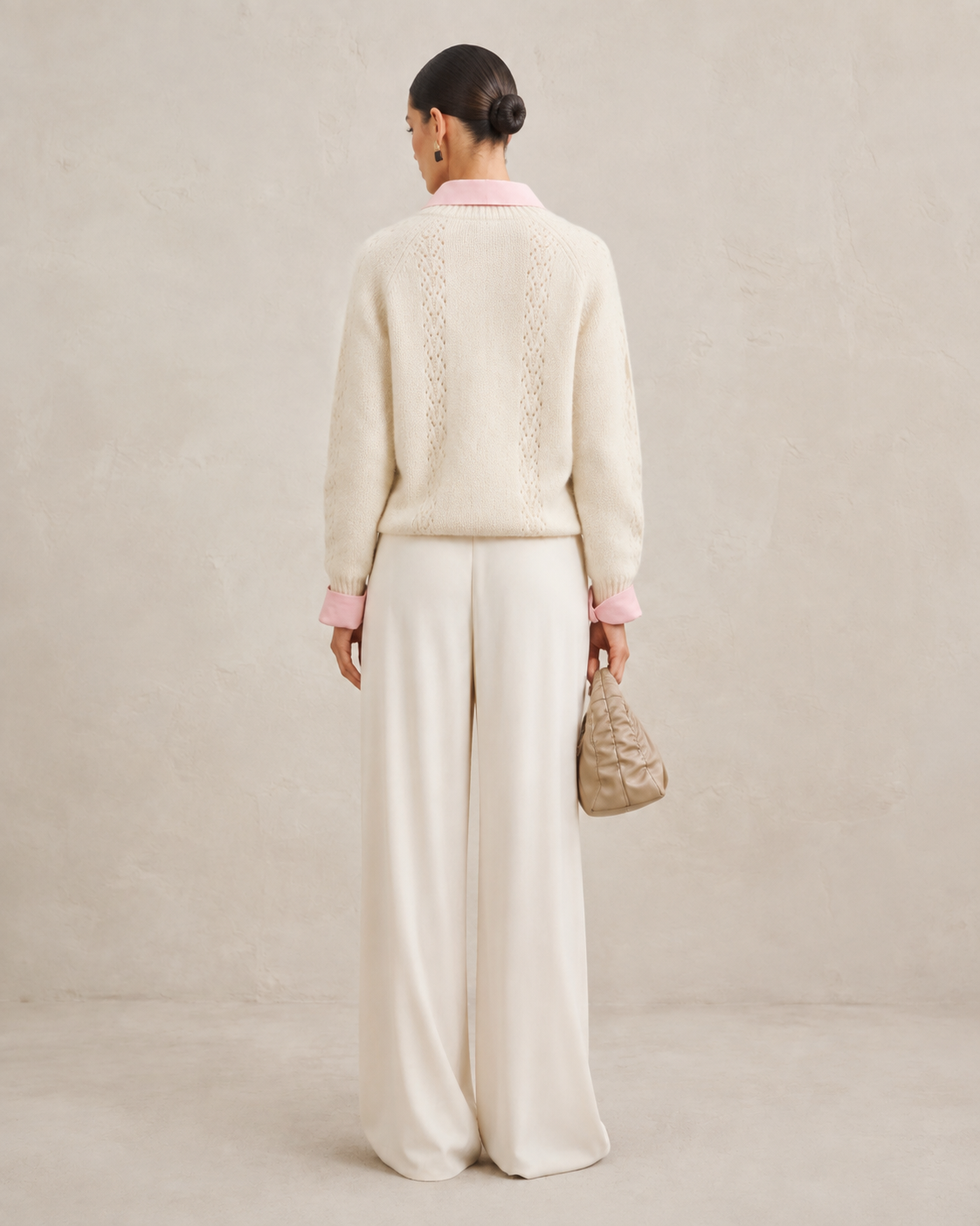 Women’s French Style Wool Blend Knit Sweater