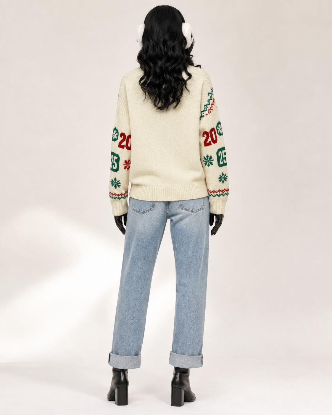 Unisex Christmas Wool Blend Sweater