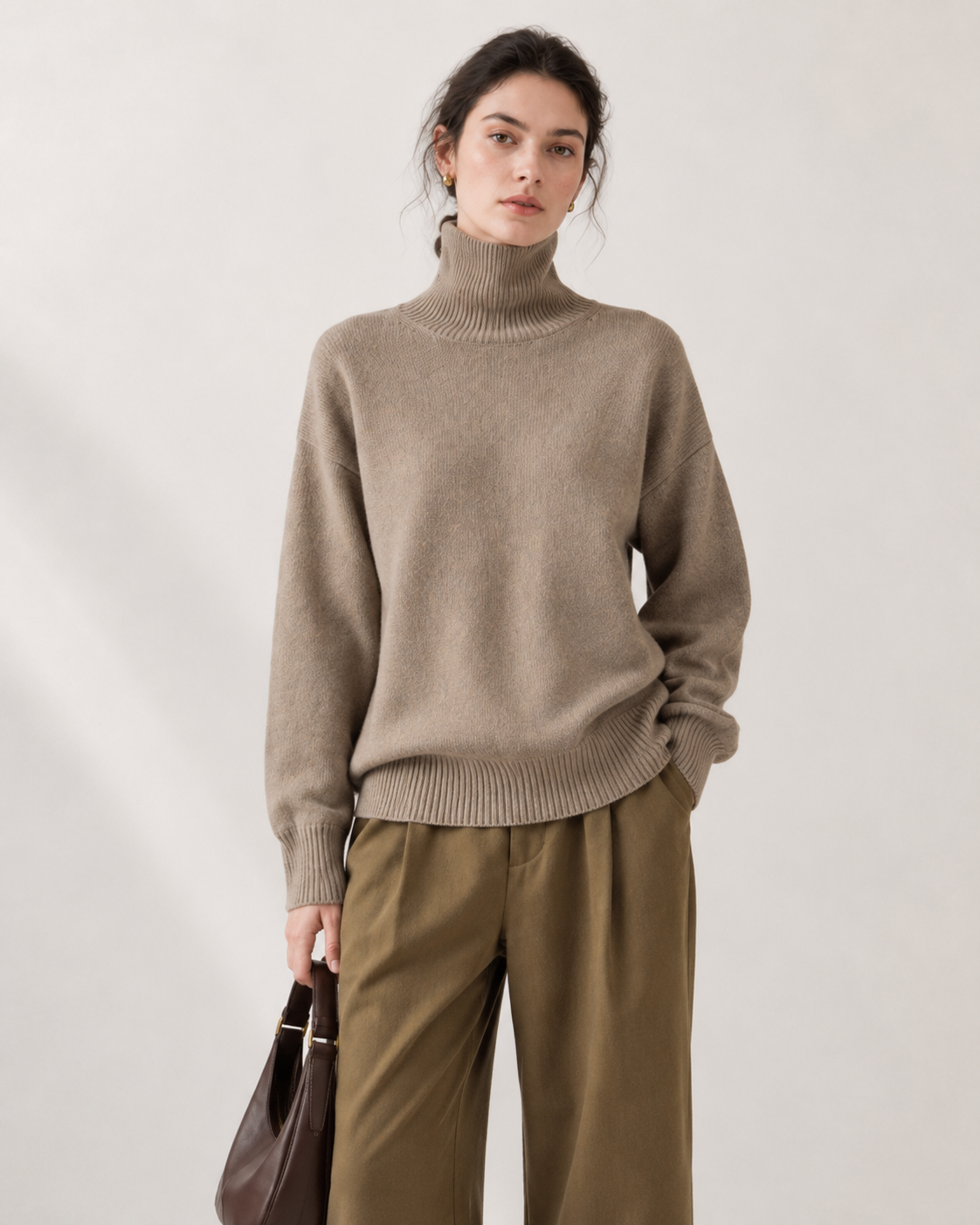 Women’s 100% Cashmere Turtleneck Sweater