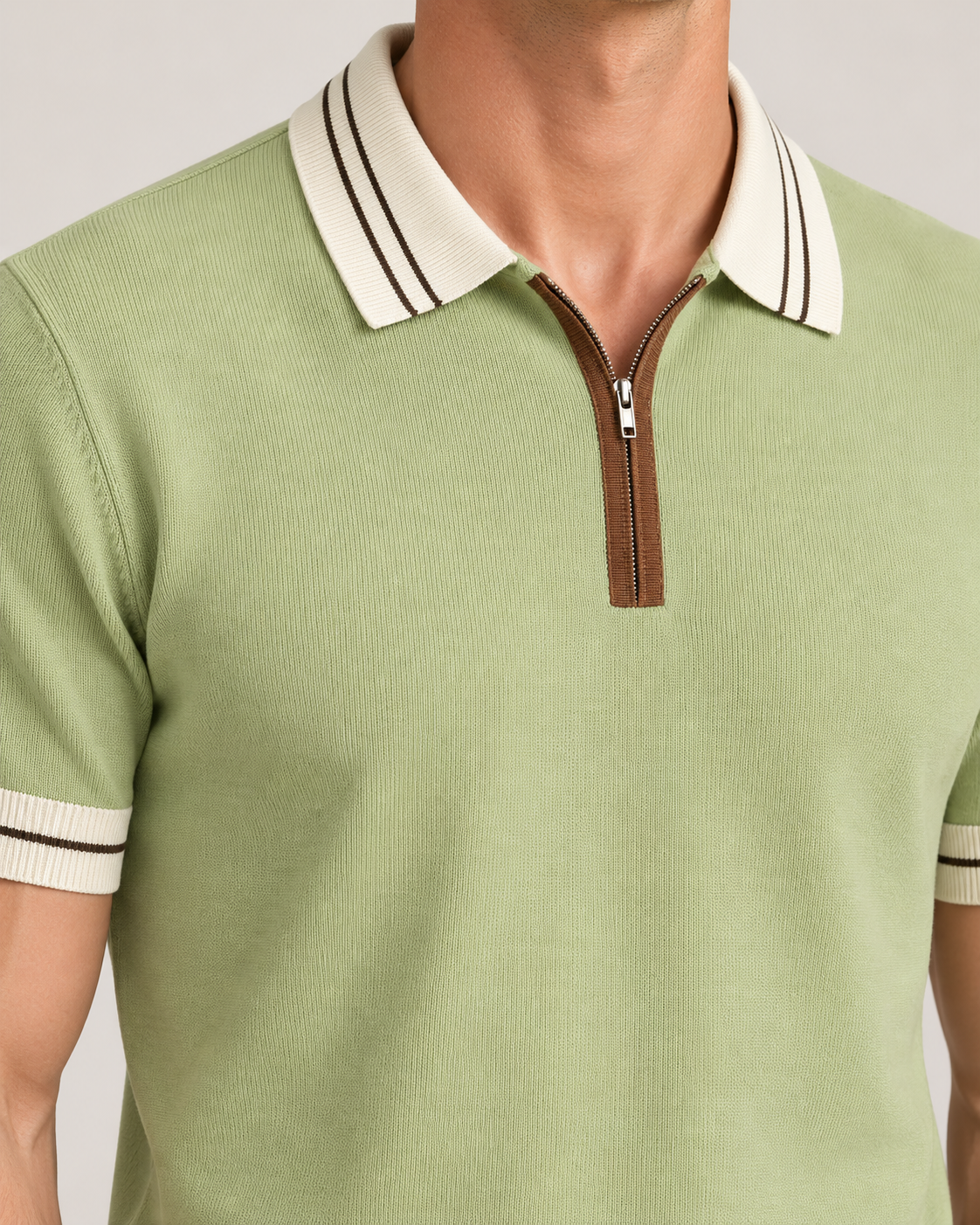 Men’s Old-Money Style Cool-Touch Mesh Polo Shirt