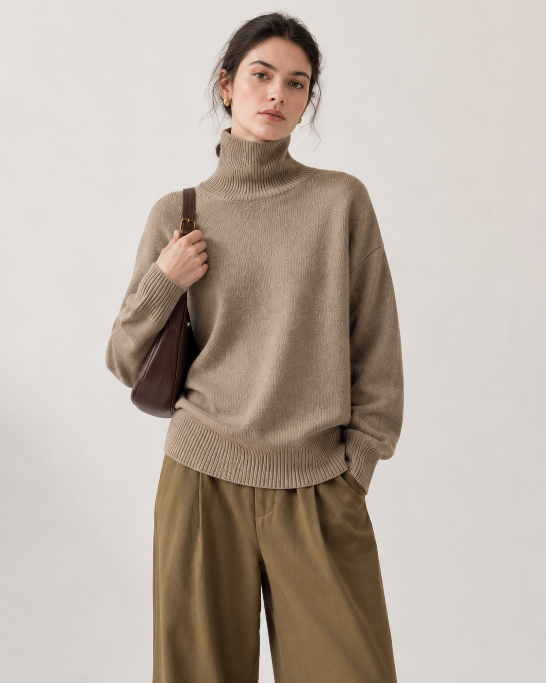 Women’s 100% Cashmere Turtleneck Sweater