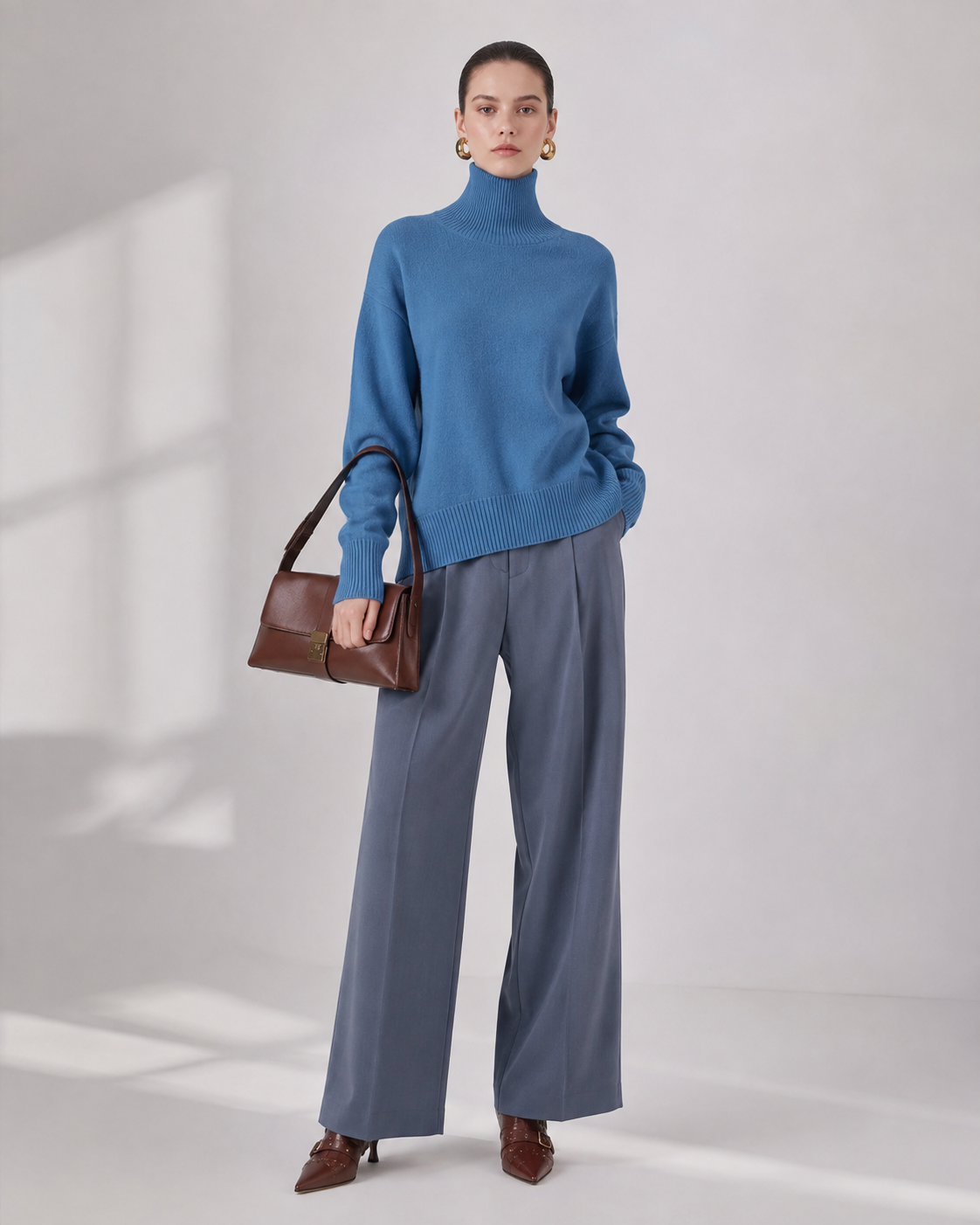 Women’s 100% Cashmere Turtleneck Sweater