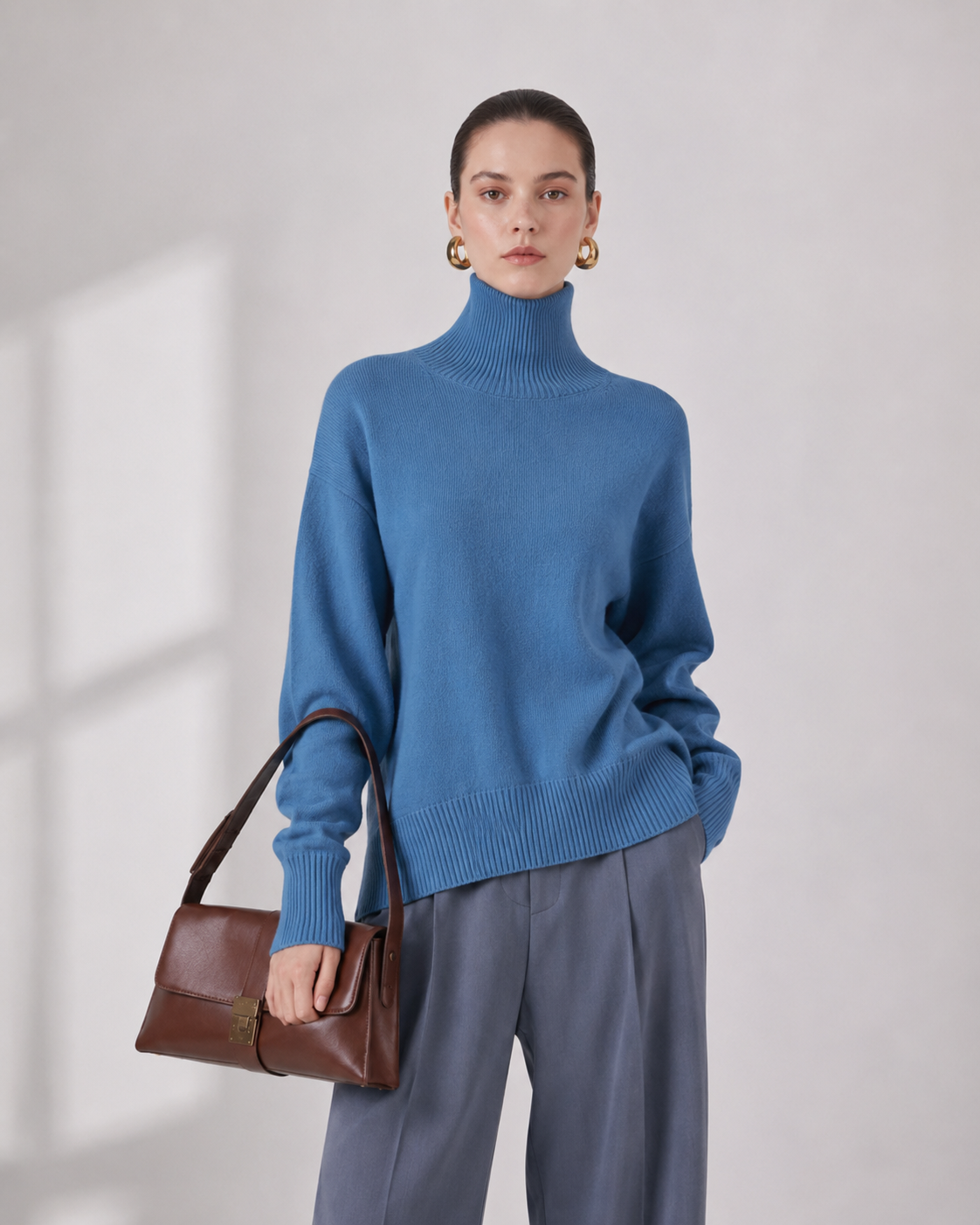 Women’s 100% Cashmere Turtleneck Sweater