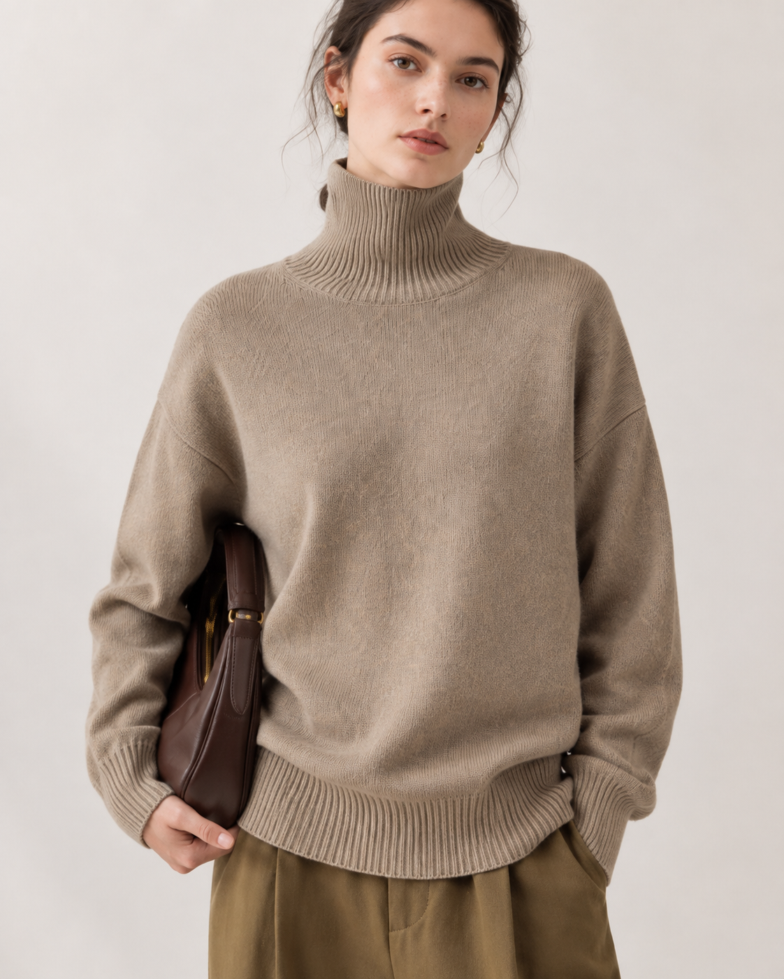 Women’s 100% Cashmere Turtleneck Sweater