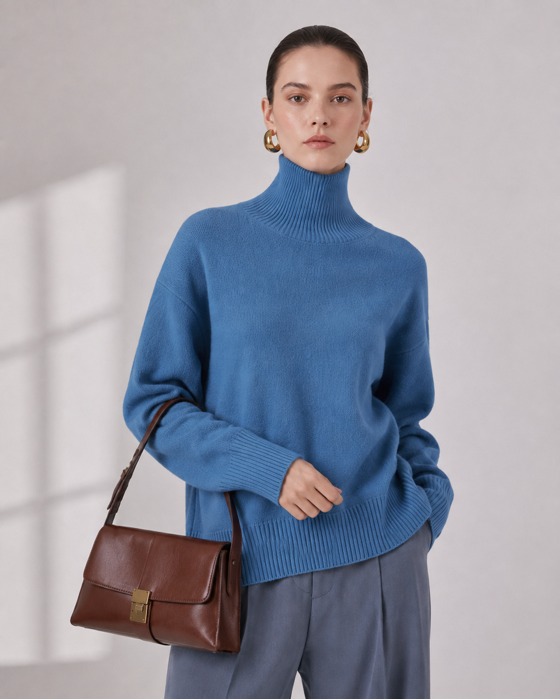 Women’s 100% Cashmere Turtleneck Sweater