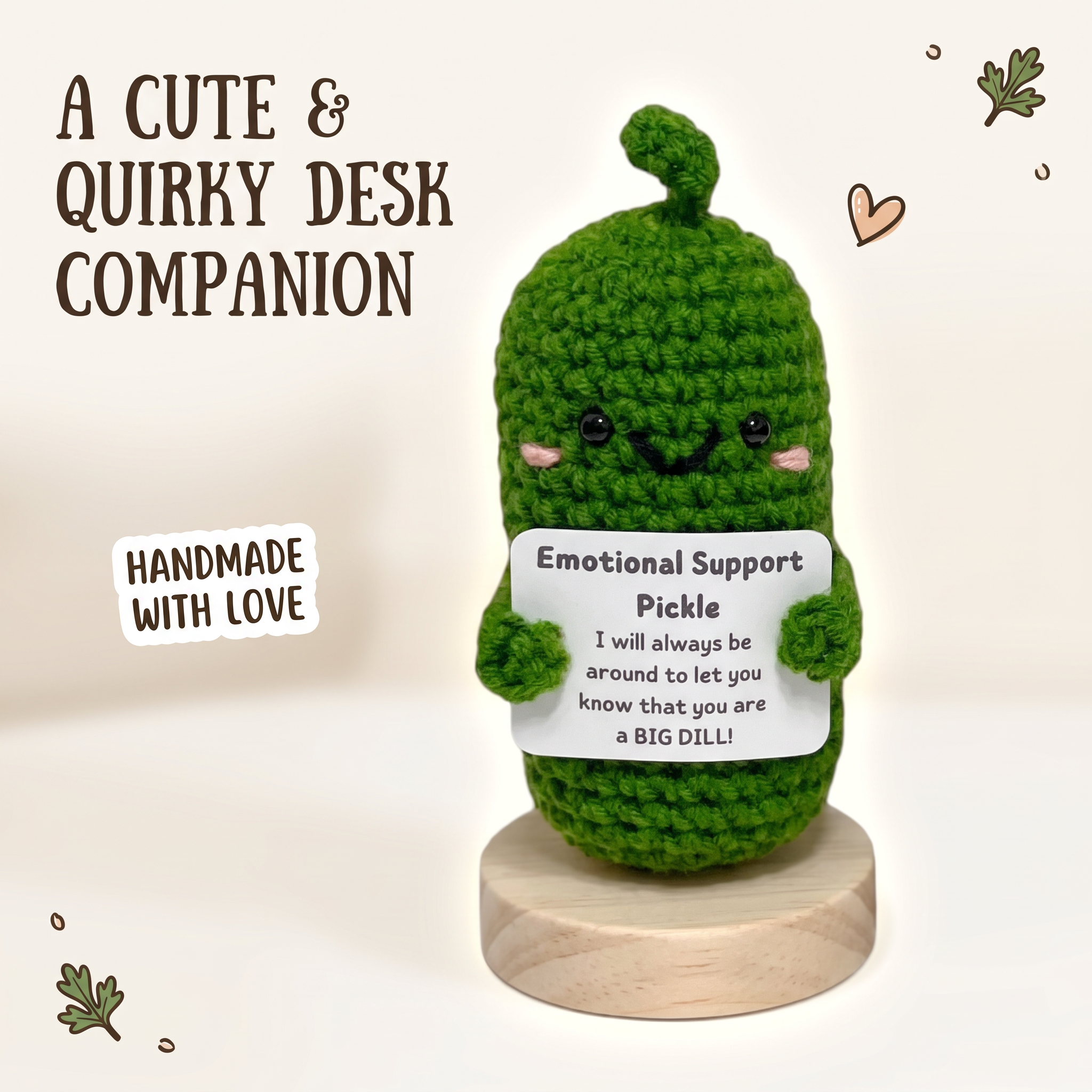 🥒Handmade Emotional Support Cucumber