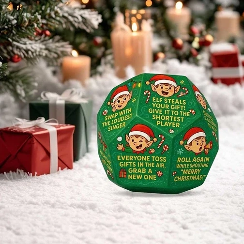 🎁💥Hilarious Christmas Gift Exchange Party Game Dice🎲