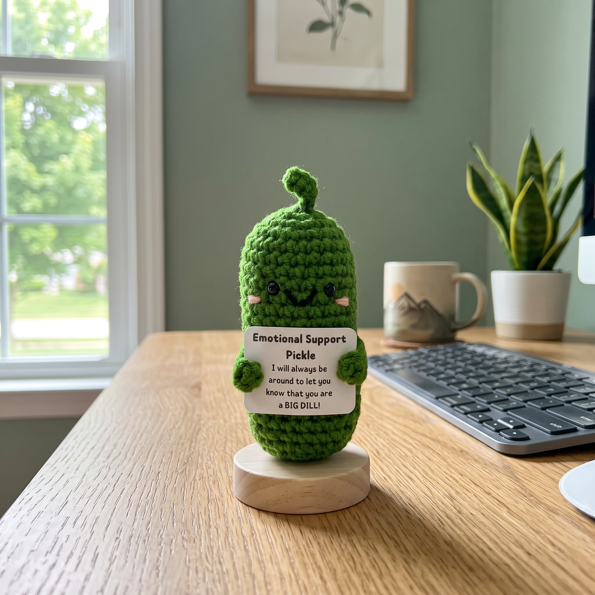 🥒Handmade Emotional Support Cucumber