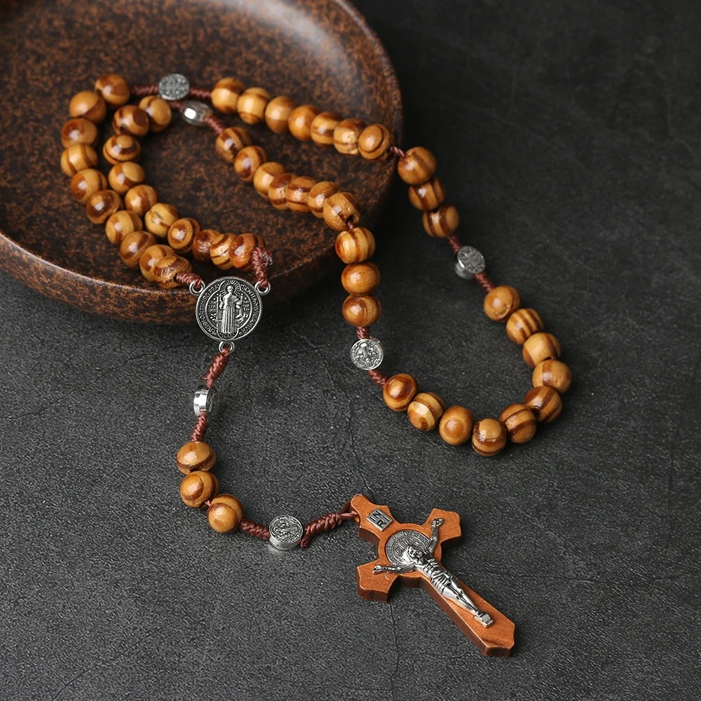 Divine Protection – Handmade Palo Santo Rosary