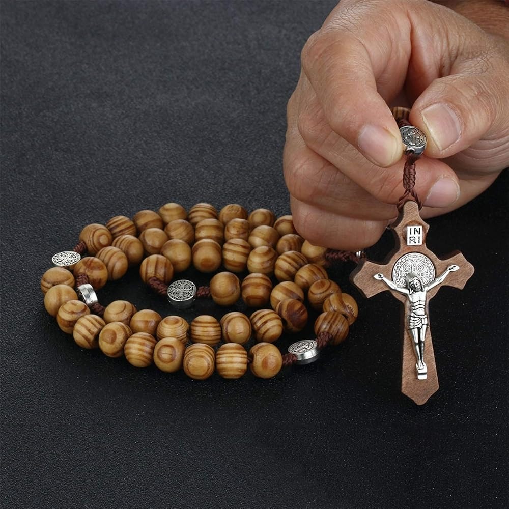 Divine Protection – Handmade Palo Santo Rosary