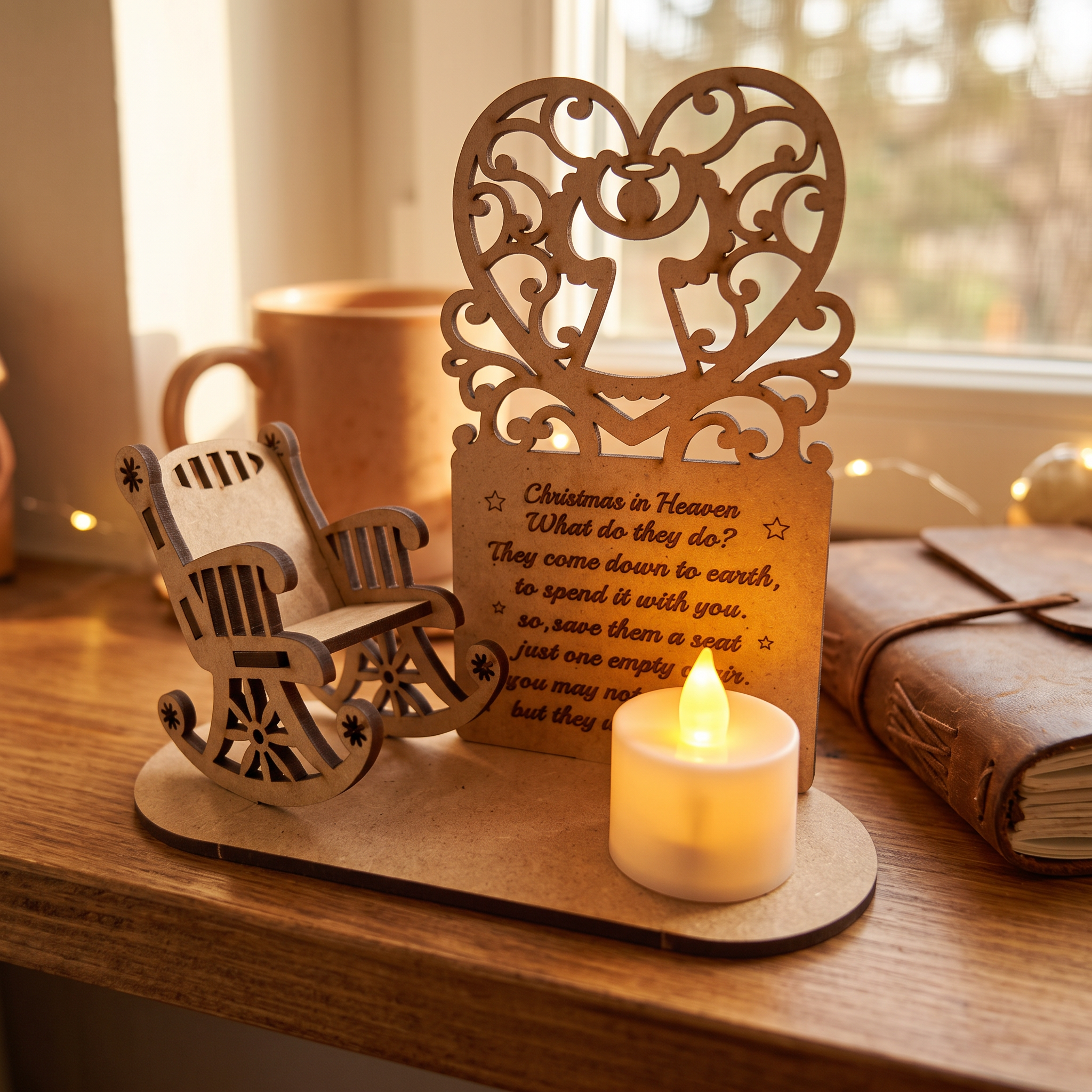 Christmas Remembrance Candle Ornament To Remember Loved Ones
