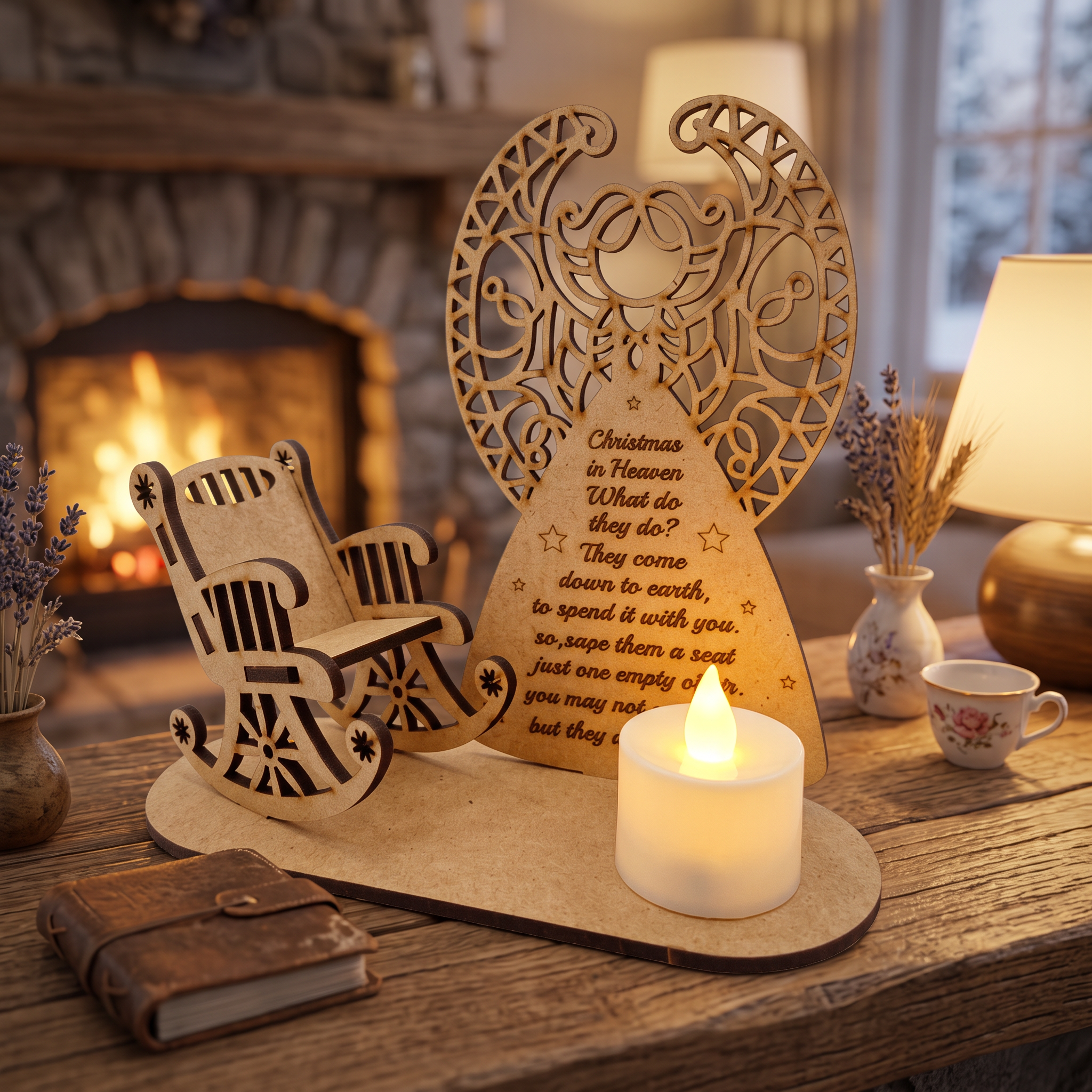 Christmas Remembrance Candle Ornament To Remember Loved Ones