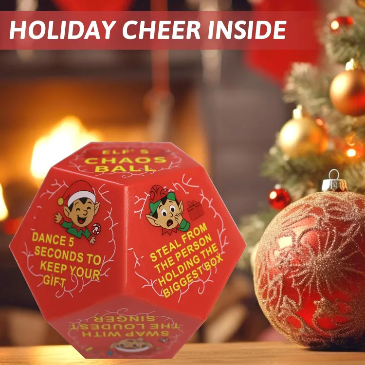 🎁💥Hilarious Christmas Gift Exchange Party Game Dice🎲