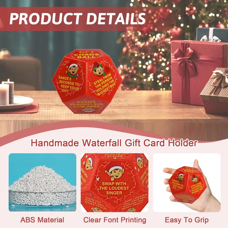 🎁💥Hilarious Christmas Gift Exchange Party Game Dice🎲