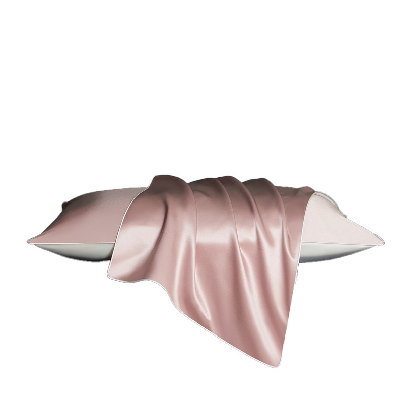 Premium 19 Momme Dual-Sided Pillowcase: 100% Mulberry Silk & Cooling Tencel