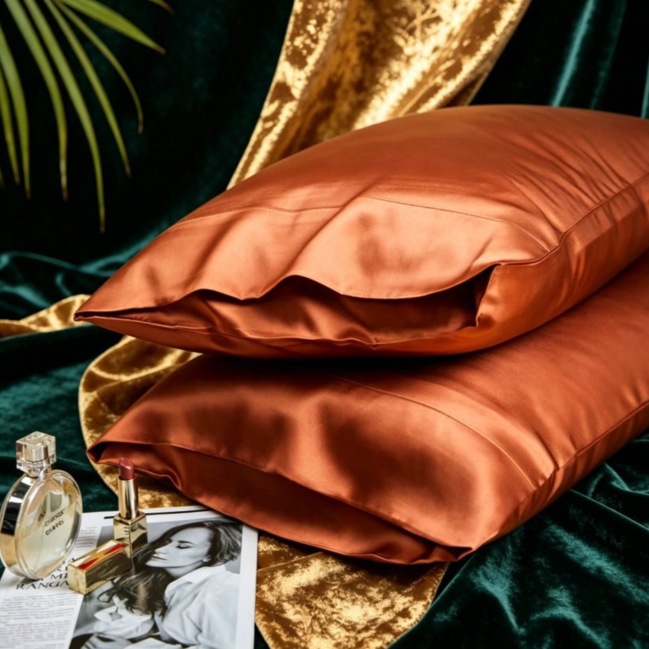 Ultra-Premium 40 Momme Mulberry Silk Pillowcase | 100% Double-Sided Heavyweight Silk for Beauty Sleep
