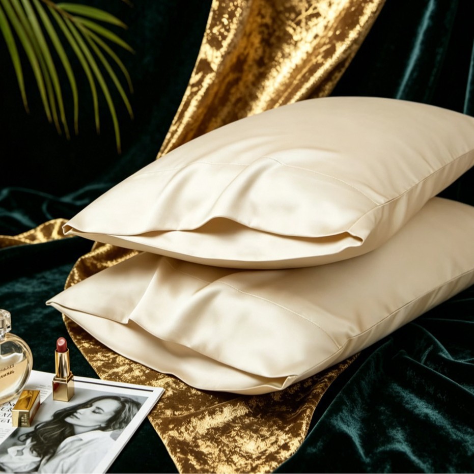 Ultra-Premium 40 Momme Mulberry Silk Pillowcase | 100% Double-Sided Heavyweight Silk for Beauty Sleep