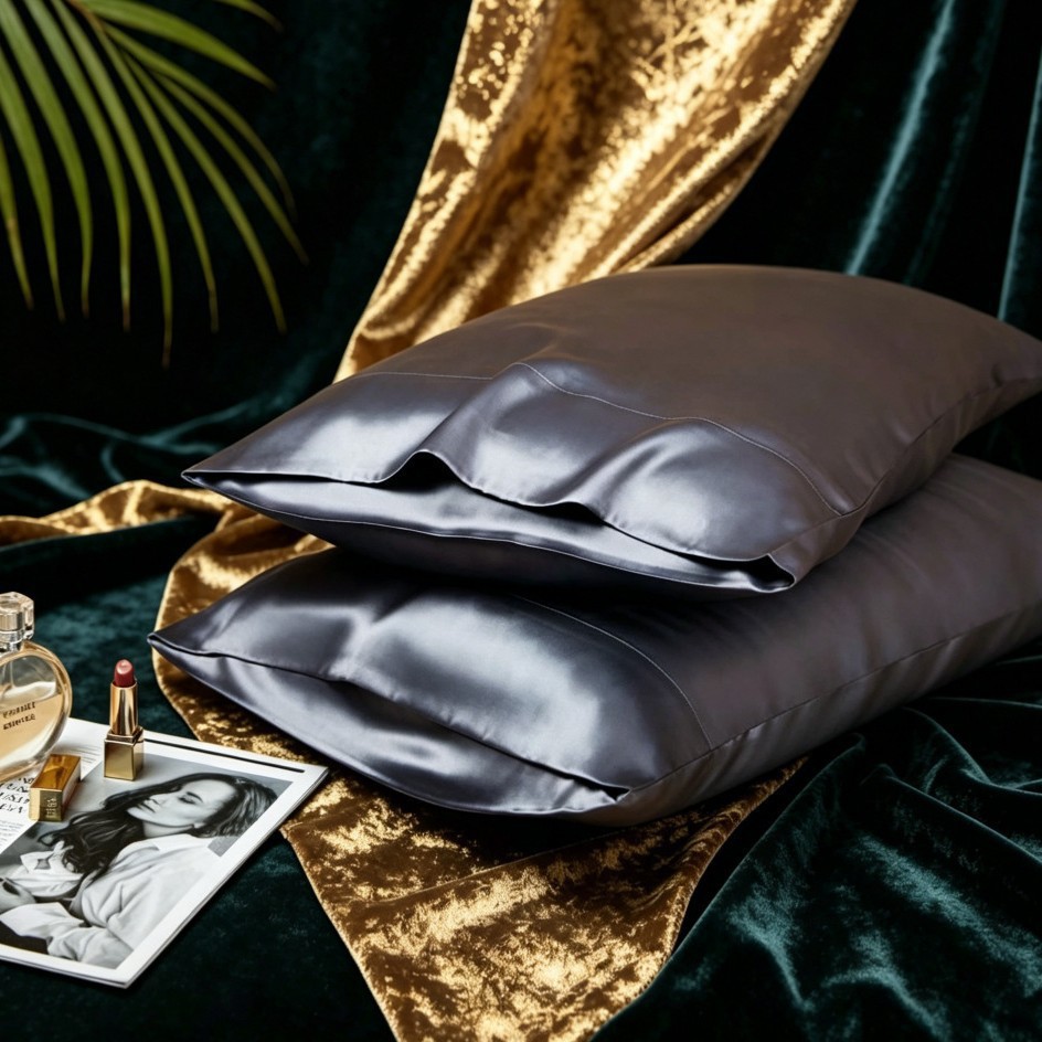 Ultra-Premium 40 Momme Mulberry Silk Pillowcase | 100% Double-Sided Heavyweight Silk for Beauty Sleep
