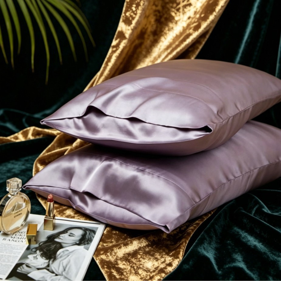 Ultra-Premium 40 Momme Mulberry Silk Pillowcase | 100% Double-Sided Heavyweight Silk for Beauty Sleep
