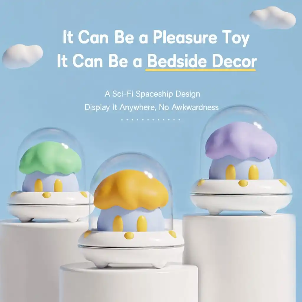 Cloudy Smart Vibrator - Pleasure Toy and Bedside Decor