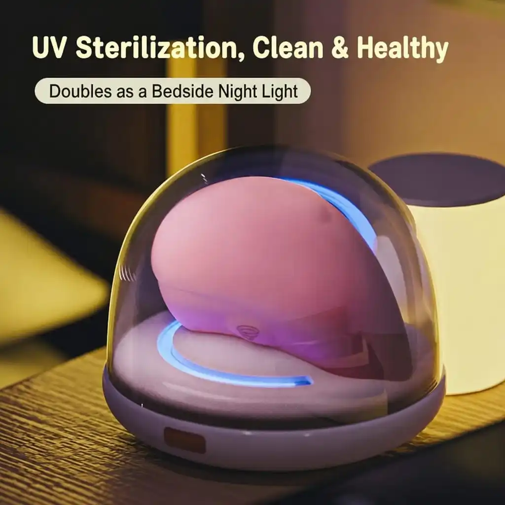 Little Dolphin UV Sterilization Bedside Night Light