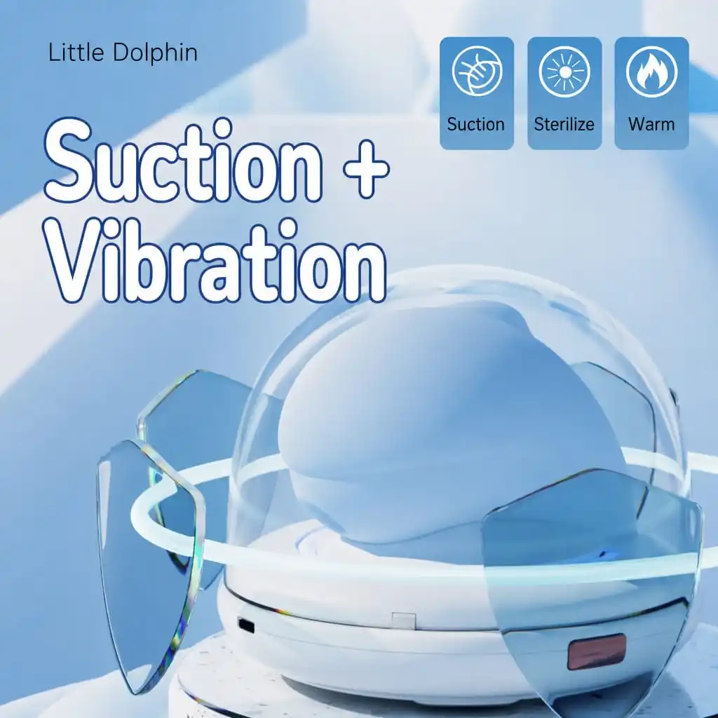 Little Dolphin Suction and Vibration Dual Stimulation