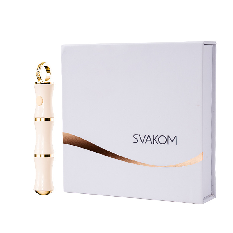 Sivokan 2-in-1 Vibrating Wand & Clitoral Stimulator with Box