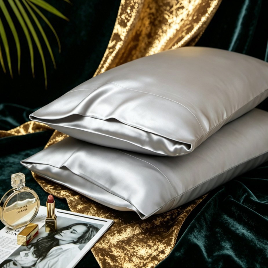 Ultra-Premium 40 Momme Mulberry Silk Pillowcase | 100% Double-Sided Heavyweight Silk for Beauty Sleep
